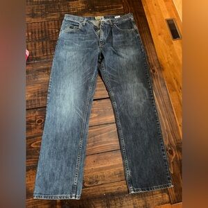 Wrangler Men's Dark Blue Straight Jeans